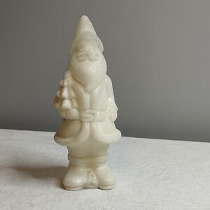 Holiday Time Glittery White Santa Figurine